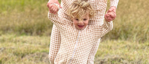 Baby/Toddler Sleepsuit Gingham