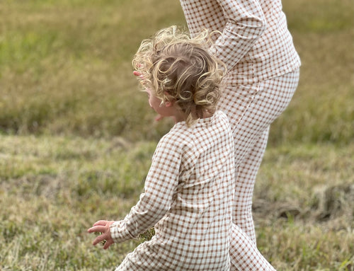Baby/Toddler Sleepsuit Gingham