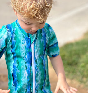 Watercolour Unisex Swimsuit